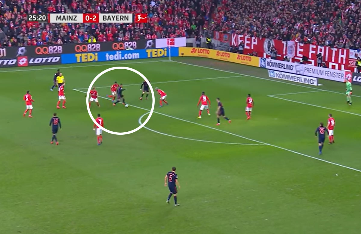 Thiago Álcantara si pred gólom spravil z celej obrany Mainzu kužele (VIDEO)