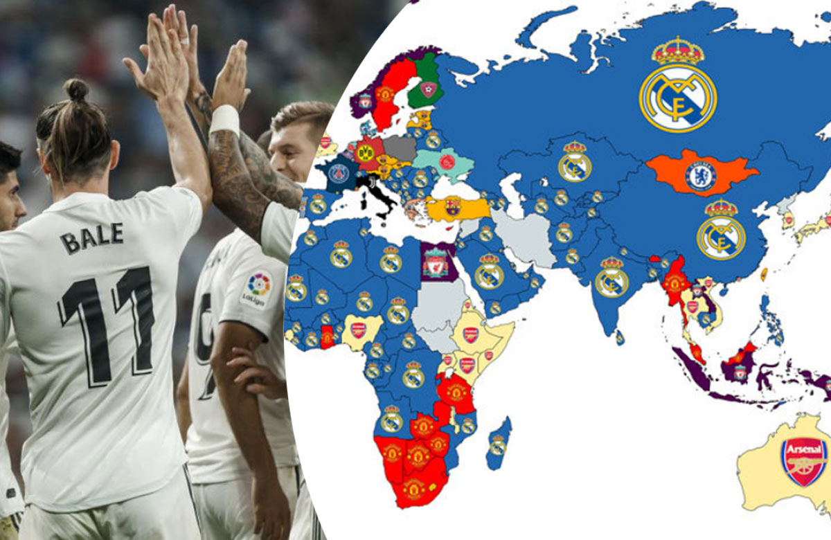 Real Madrid je najpopulárnejší klub sveta podľa vyhľadávania. Na Slovensku ale kraľuje iný gigant!