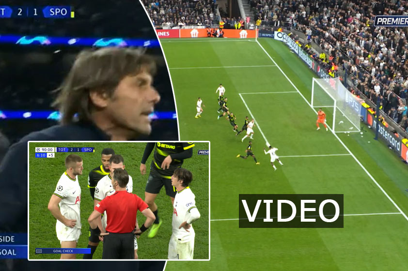 VAR obral Tottenham o určitý postup v 95. minúte. Conte dostal červenú kartu