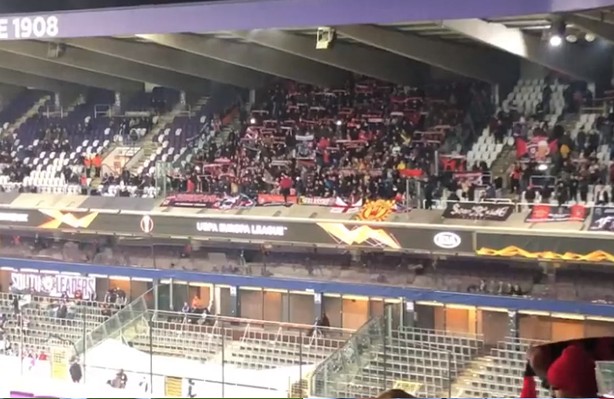 Fanúšikovia Trnavy si na Anderlechte spravili domácu atmosféru! (VIDEO)