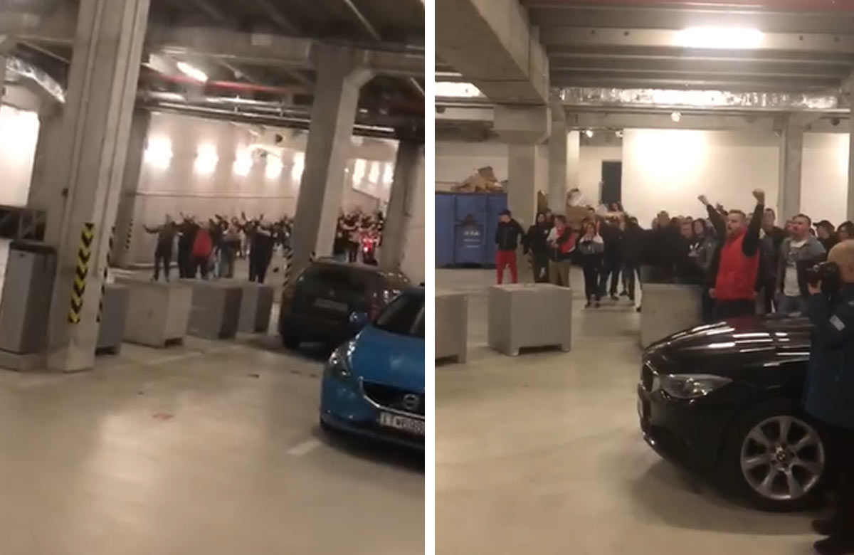 Ako fanúšikovia Spartaka Trnava prekvapili hráčov po prehre na Slovane! (VIDEO)