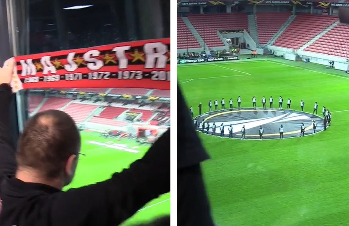 Vynaliezaví fanúšikovia Trnavy si rezervovali hotelovú izbu na štadióne a sledovali tak Európsku Ligu! (VIDEO)