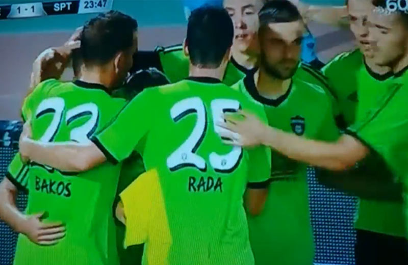 Skvelá akcia Spartaka Trnava pri vyrovnávajúcom góle proti Crvene zvezde Belehrad! (VIDEO)