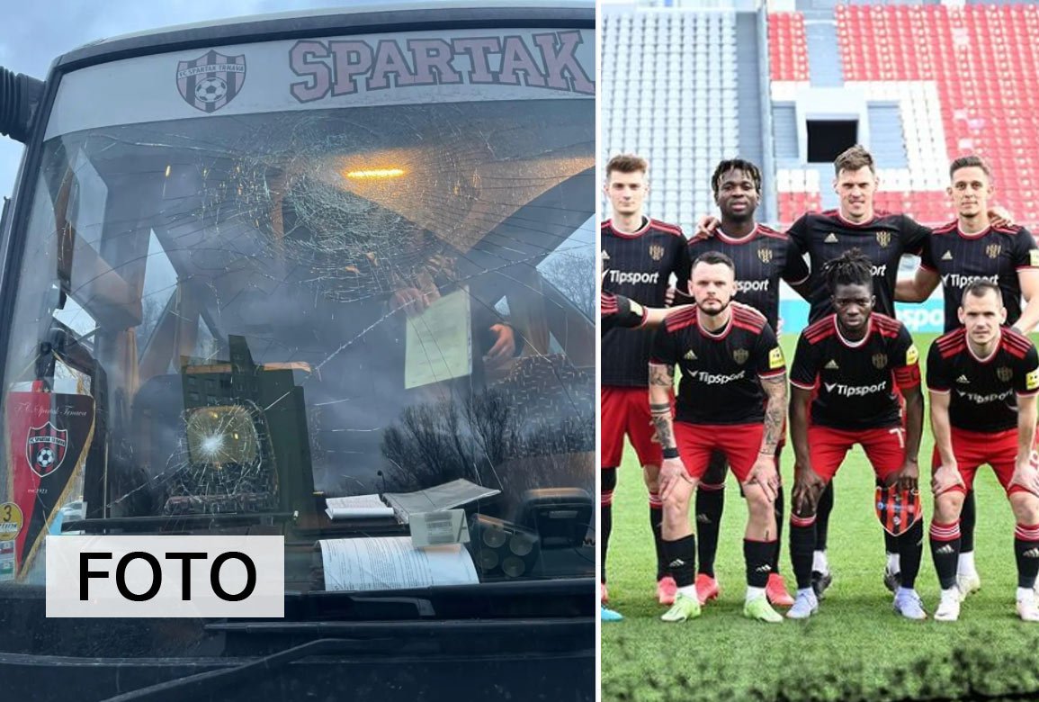 Trnave rozbili v Bratislave autobus počas prípravného zápasu