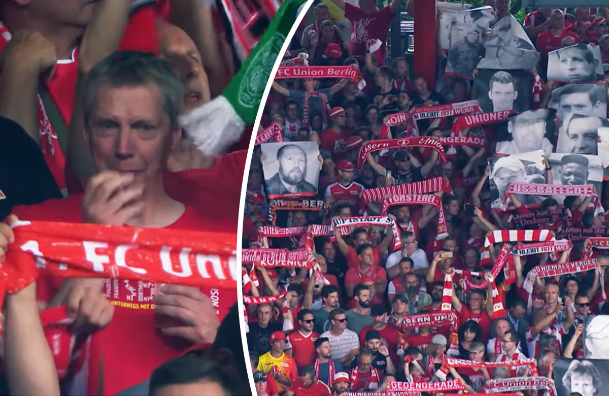 Krásne gesto fanúšikov Unionu Berlín pred ich historicky prvým zápasom v Bundeslige (VIDEO)