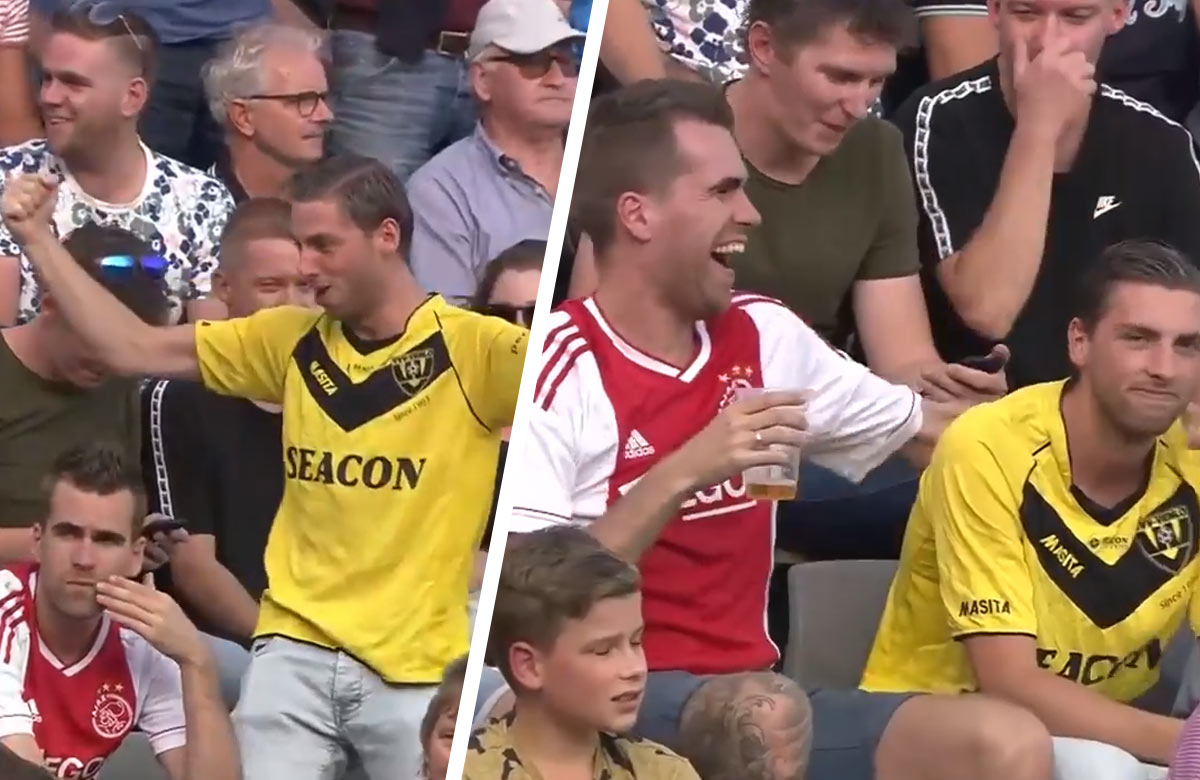Keď videorozhodca nechá odvolať gól, no vy ste sa už smial fanúšikom súpera! (VIDEO)