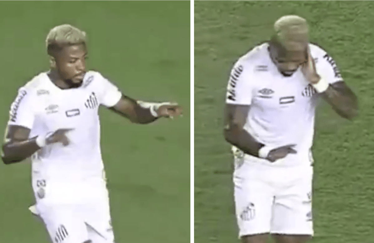 Perfektná gólová oslava: Futbalista v Brazílii napodobnil rozhodcu pri VAR (VIDEO)