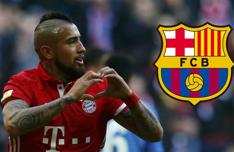 Arturo Vidal prestupuje z Bayernu do Barcelony! (VIDEO)