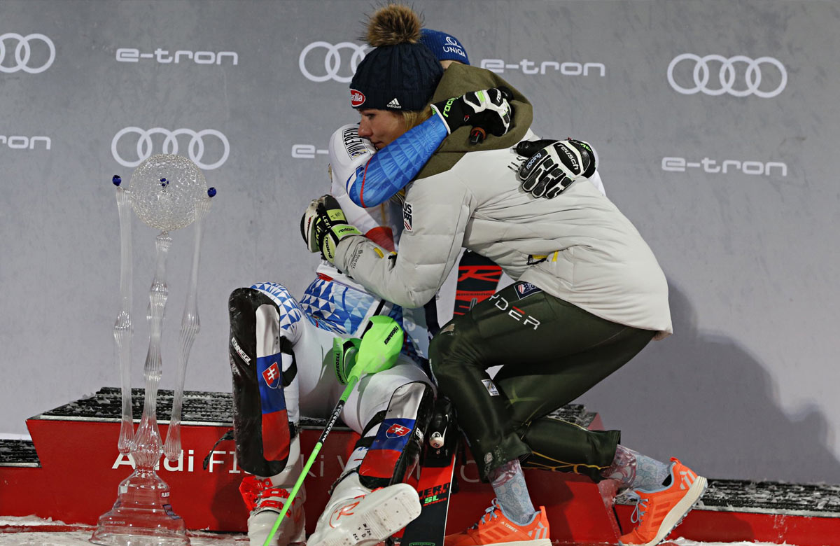 Shiffrinová: Petra je v súčasnosti najlepšia lyžiarka na svete (VIDEO)