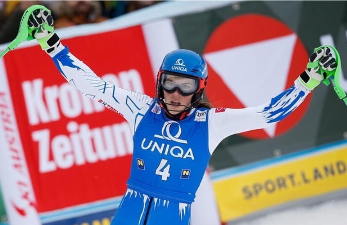 Peťa Vlhová a jej dnešná parádna jazda, ktorá znamená ďalšie druhé miesto v slalome! (VIDEO)