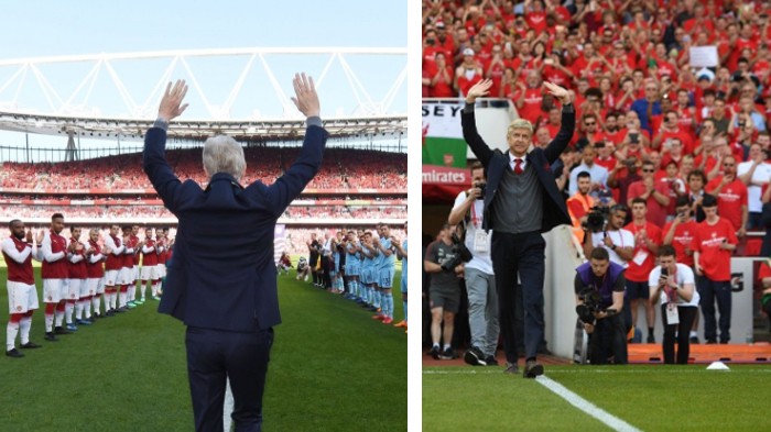 Arsène Wenger s dojemným prejavom po poslednom domácom zápase na lavičke Arsenalu. Prvé slová venoval Alexovi Fergusonovi! (VIDEO)