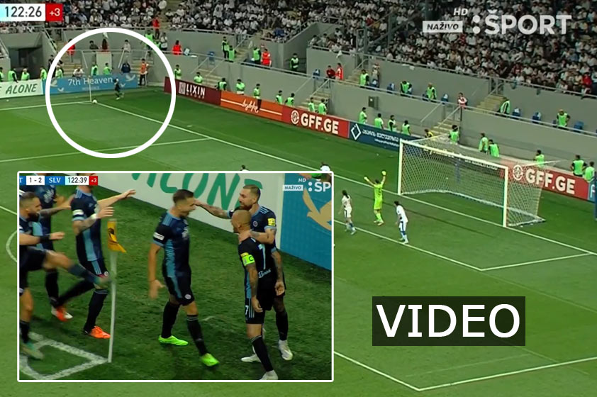 Vladimír Weiss šokoval fanúšikov v Gruzínsku víťazným gólom priamo z rohu