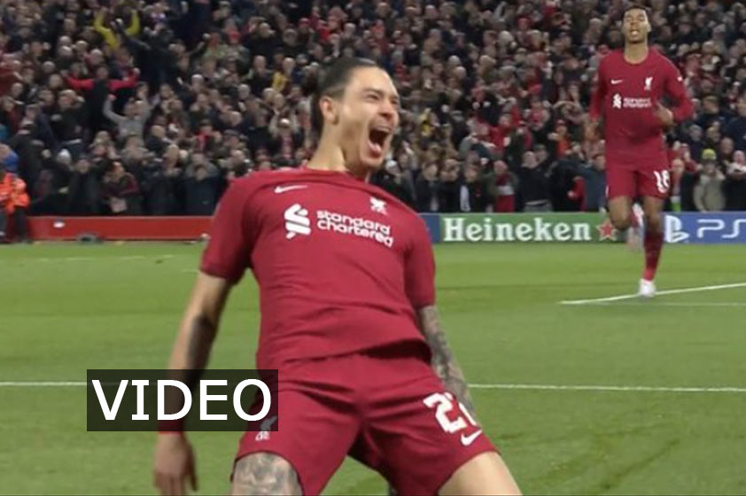 Darwin Núñez a jeho fantastická gólová pätička proti Realu Madrid