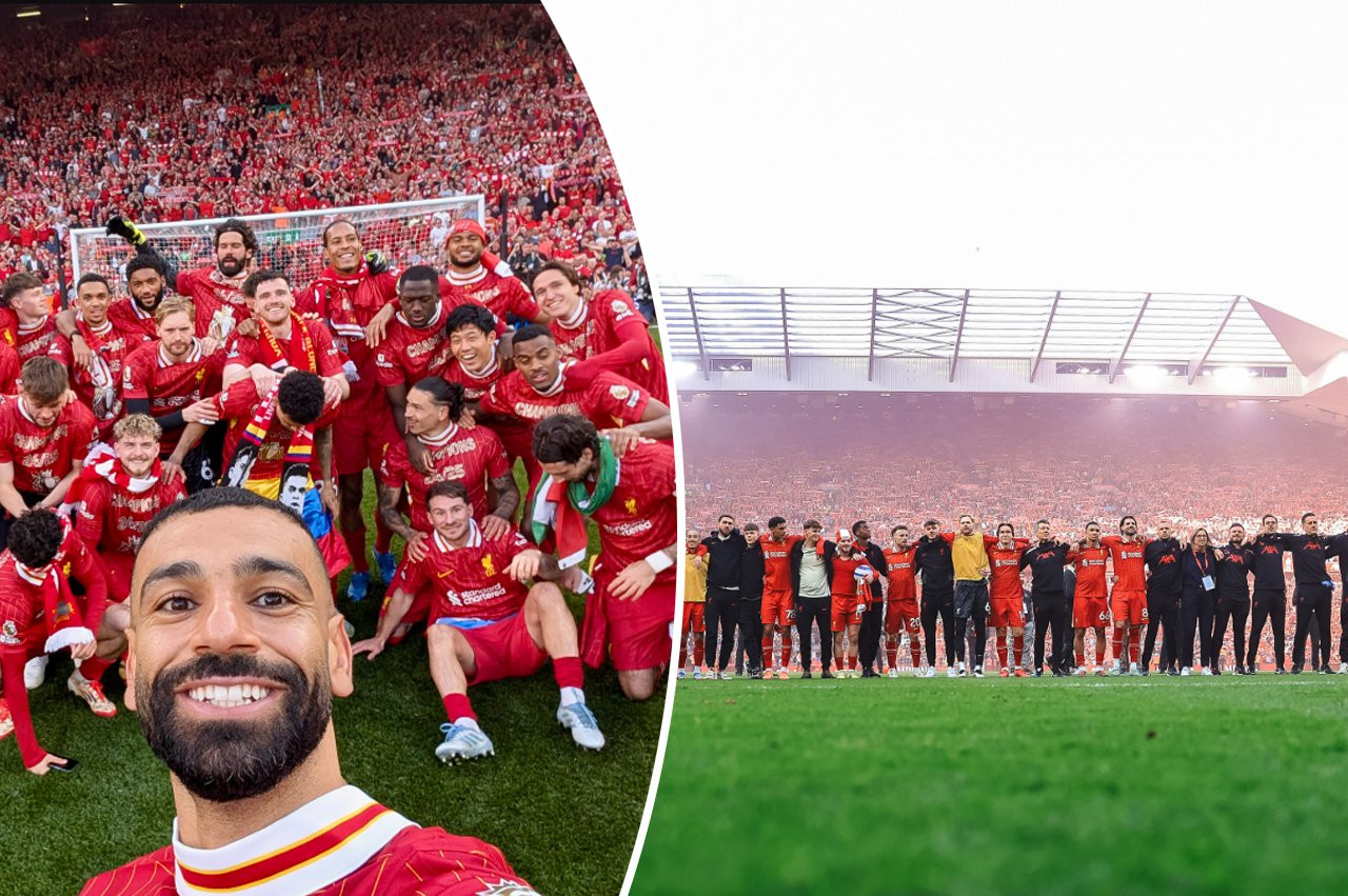 VIDEO: Krásny futbalový moment. Celý Anfield spieva s hráčmi Liverpoolu You'll Never Walk Alone