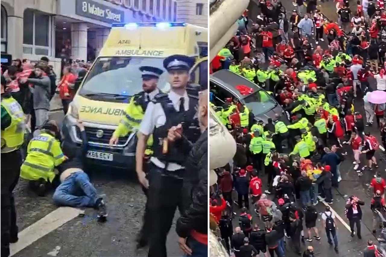 VIDEO: Šialenec vrazil autom do davu fanúšikov Liverpoolu počas osláv titulu