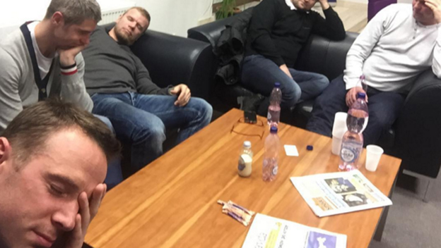 Rišo Lintner si na Instagrame robí srandu z čakania na disciplinárku na zväze (FOTO)