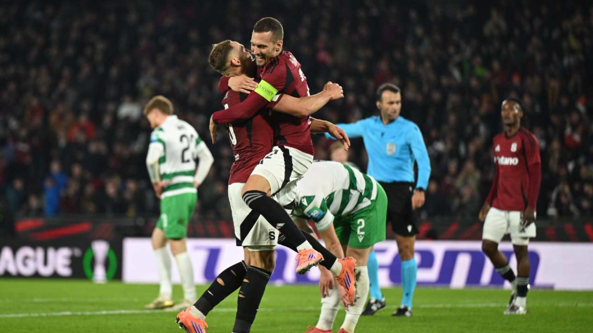 Gól Lukáša Haraslína v Konferenčnej lige proti Shamrock Rovers