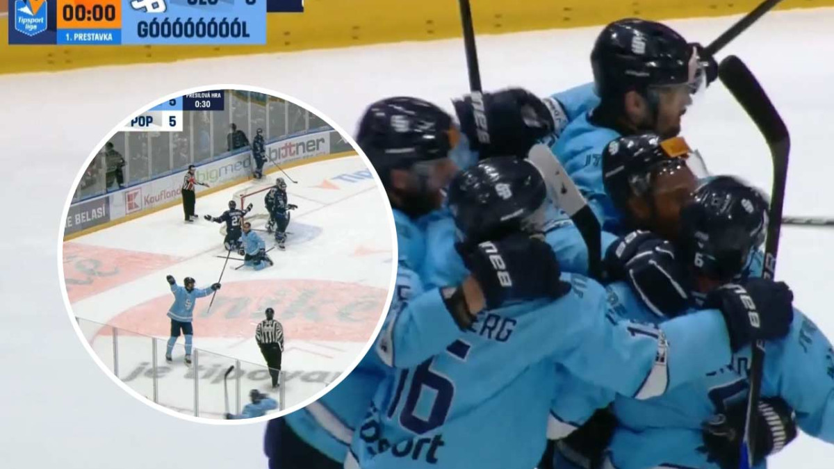 Šialený zápas medzi Slovanom a Popradom v zostrihu. Diváci videli 11 gólov