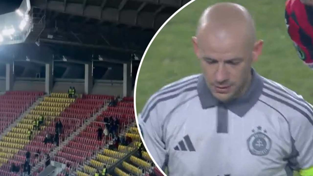 Fanúšikom Slovana Bratislava došla trpezlivosť. V Skopje opustili tribúnu