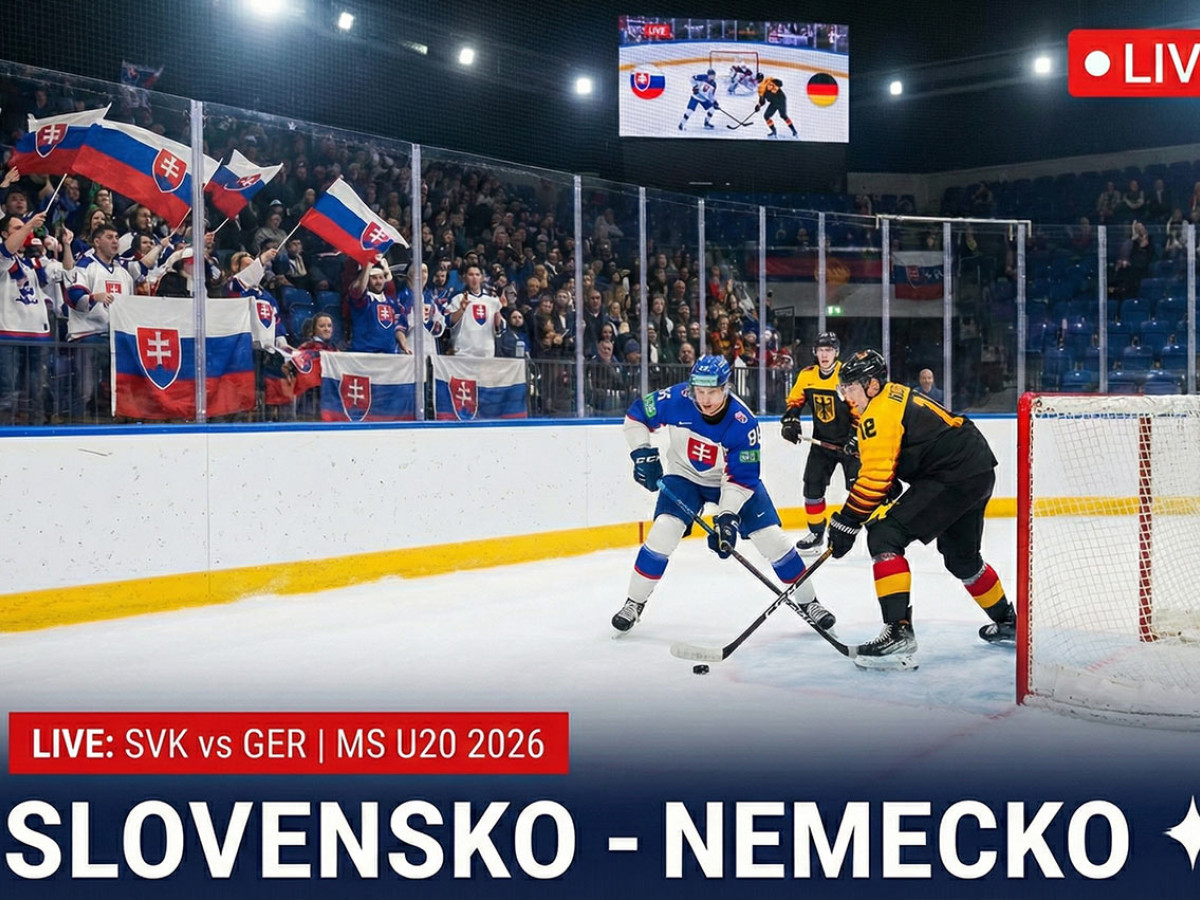 LIVE: Slovensko - Nemecko (MS v hokeji do 20 rokov 2026)
