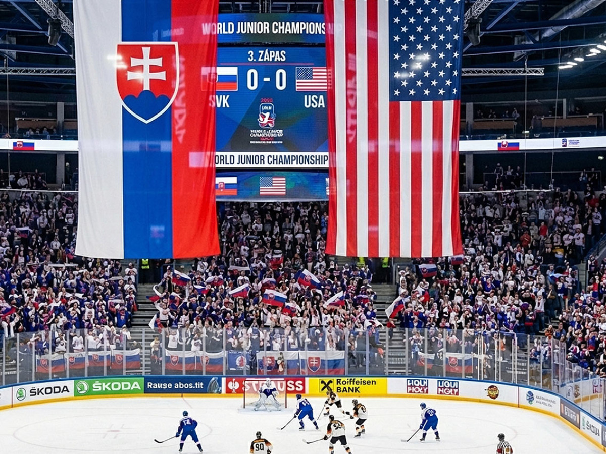 Slovensko – USA: Tretí zápas na MS v hokeji do 20 rokov. Predikcia a kde sledovať zápas live?