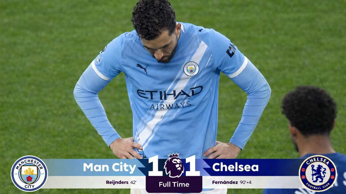 Manchester City prišiel o výhru nad Chelsea až v 94. minúte