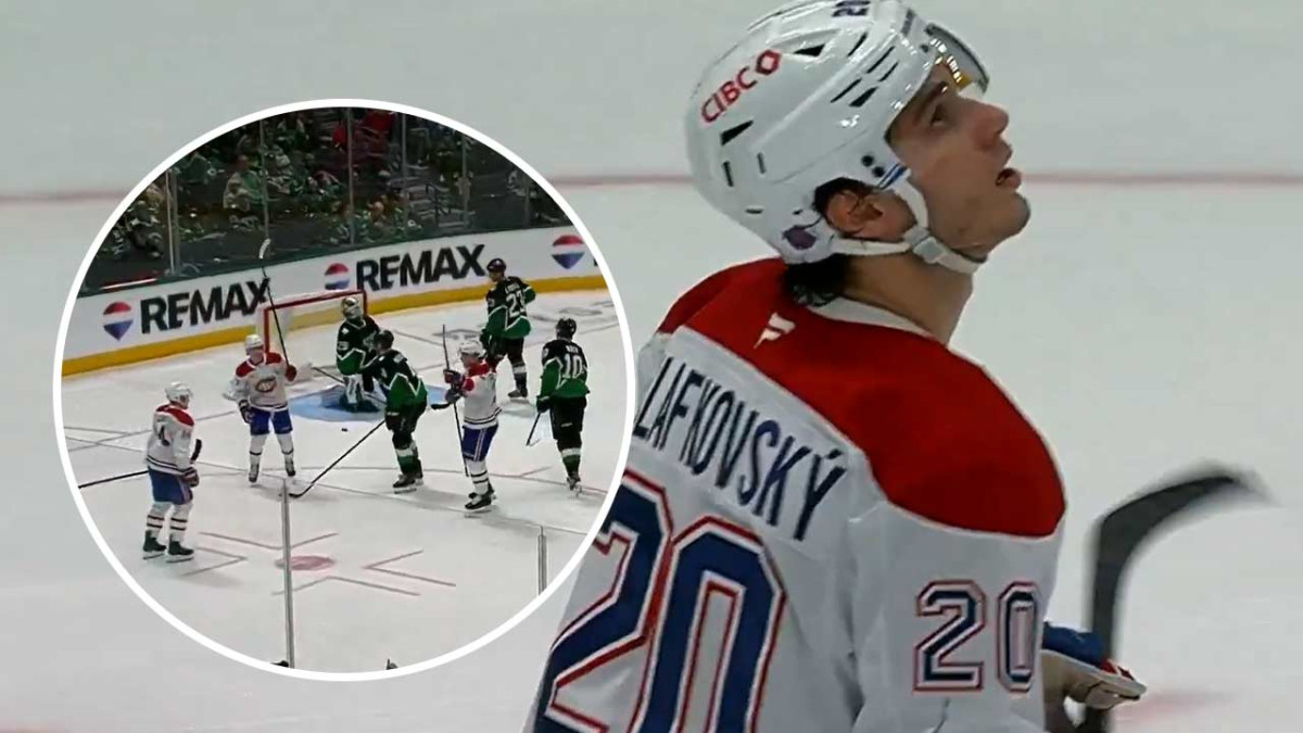 Juraj Slafkovský prvou hviezdou: Gólom a asistenciou režíroval triumf Montrealu v Dallase