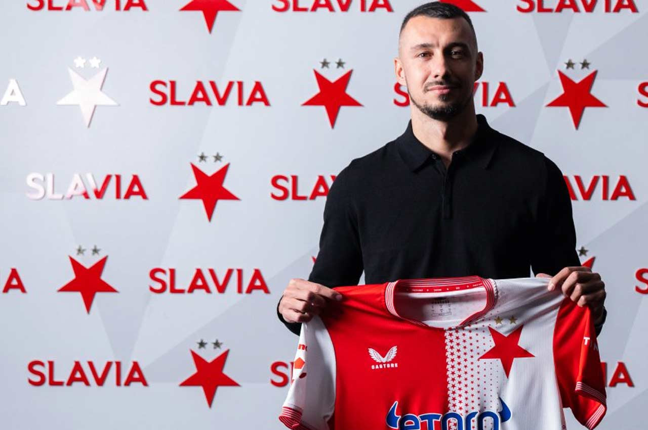 Slavia si poistila Ivana Schranza. Slovenský univerzál predĺžil zmluvu do roku 2027