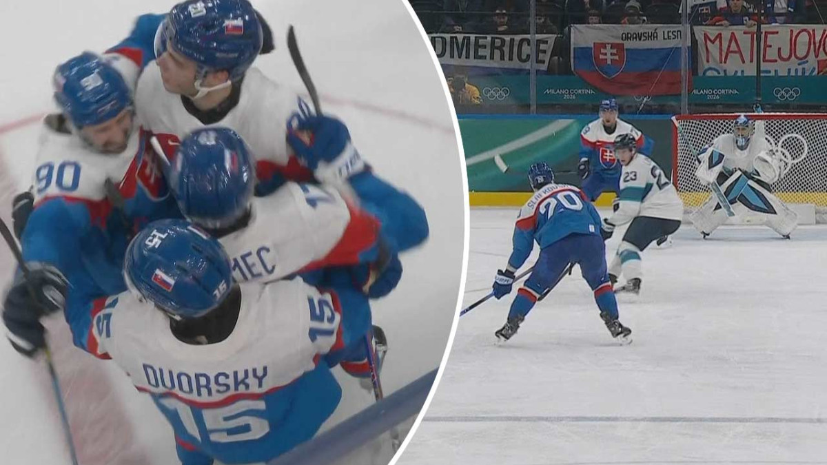 Senzácia na úvod olympiády! Slovensko zaskočilo Fínsko, Slafkovský hviezdil dvoma gólmi