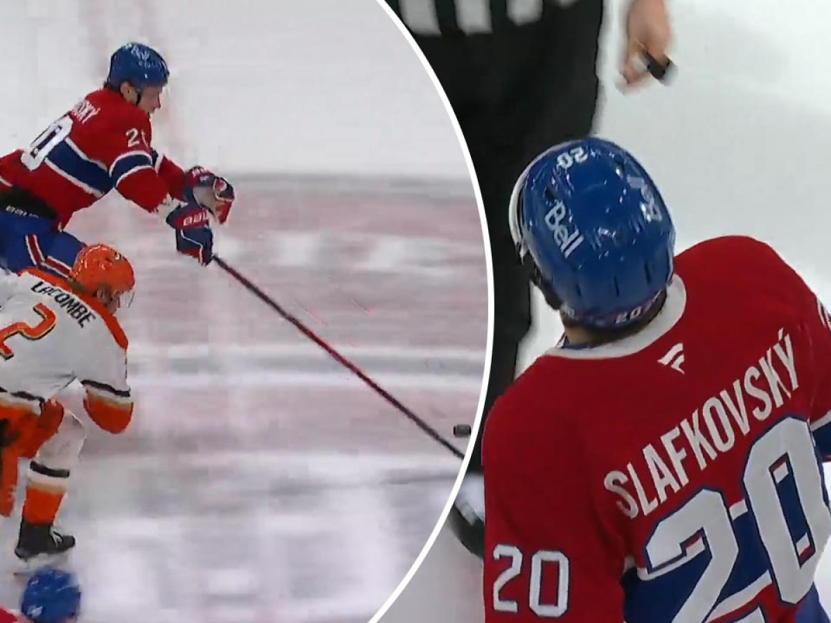 Slafkovský ako tank! Fantastickým sólom pripravil gól pre kapitána Montrealu