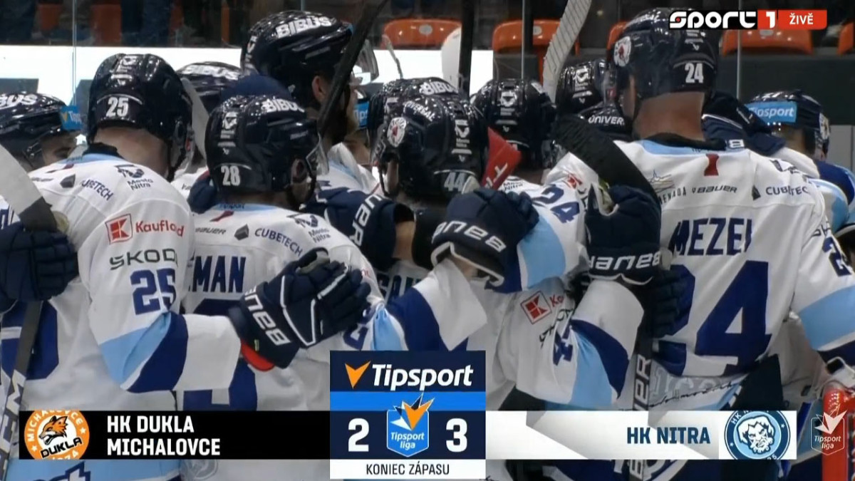 Nitra vyrovnala štvrťfinálovú sériu! V Michalovciach triumfovala 3:2 vďaka dvom gólom Molnára
