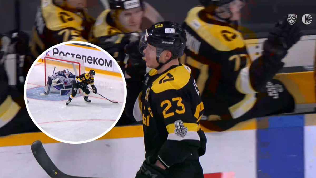 Adam Liška parádnou gólovou akciou zariadil výhru Čerepovca a vyrovnanie play-off série KHL