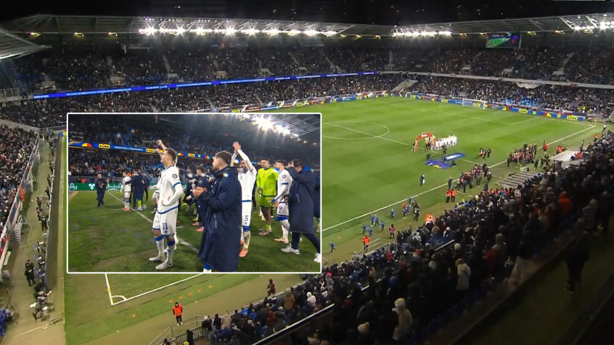 Šialené zábery z Tehelného poľa: Opatrenia SFZ zlyhali, štvrtinu štadióna zaplnili oslavujúci fanúšikovia Kosova