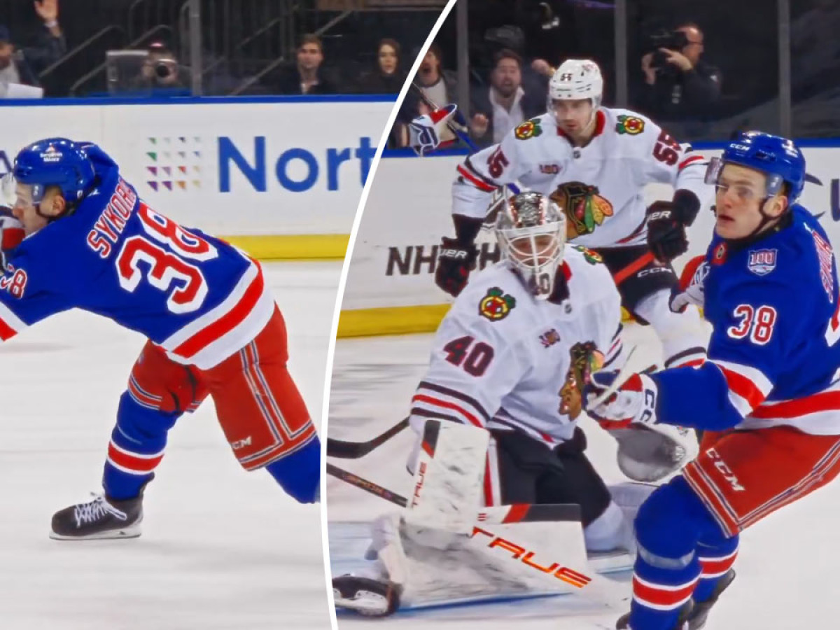 Adam Sýkora strelil prvý gól v NHL! Presadil sa hneď v druhom zápase za Rangers