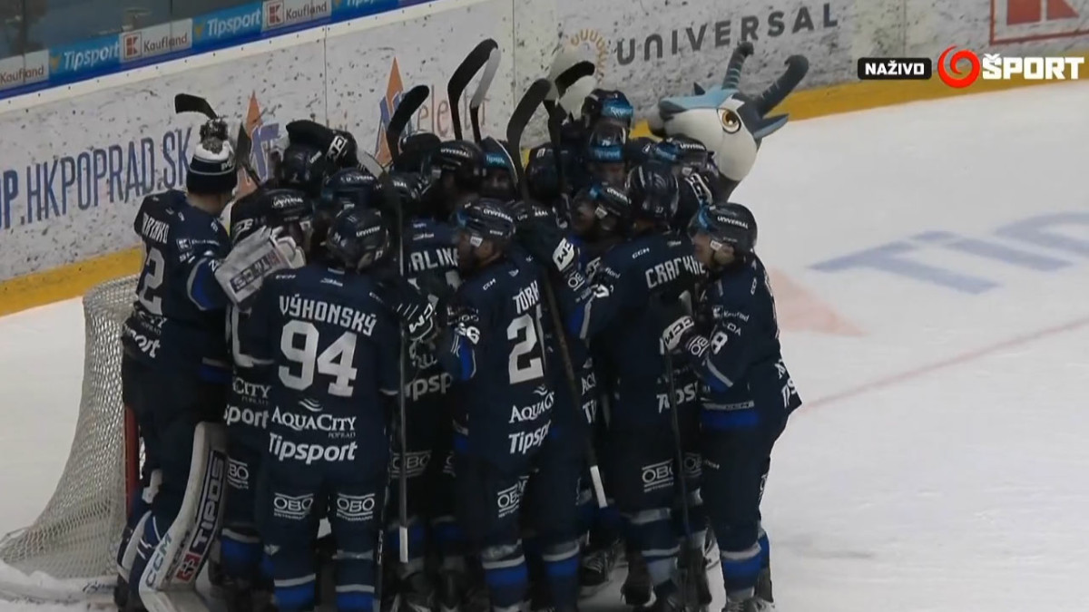 Poprad spečatil postup do semifinále! V šiestom zápase zlomil Žilinu a oslavuje