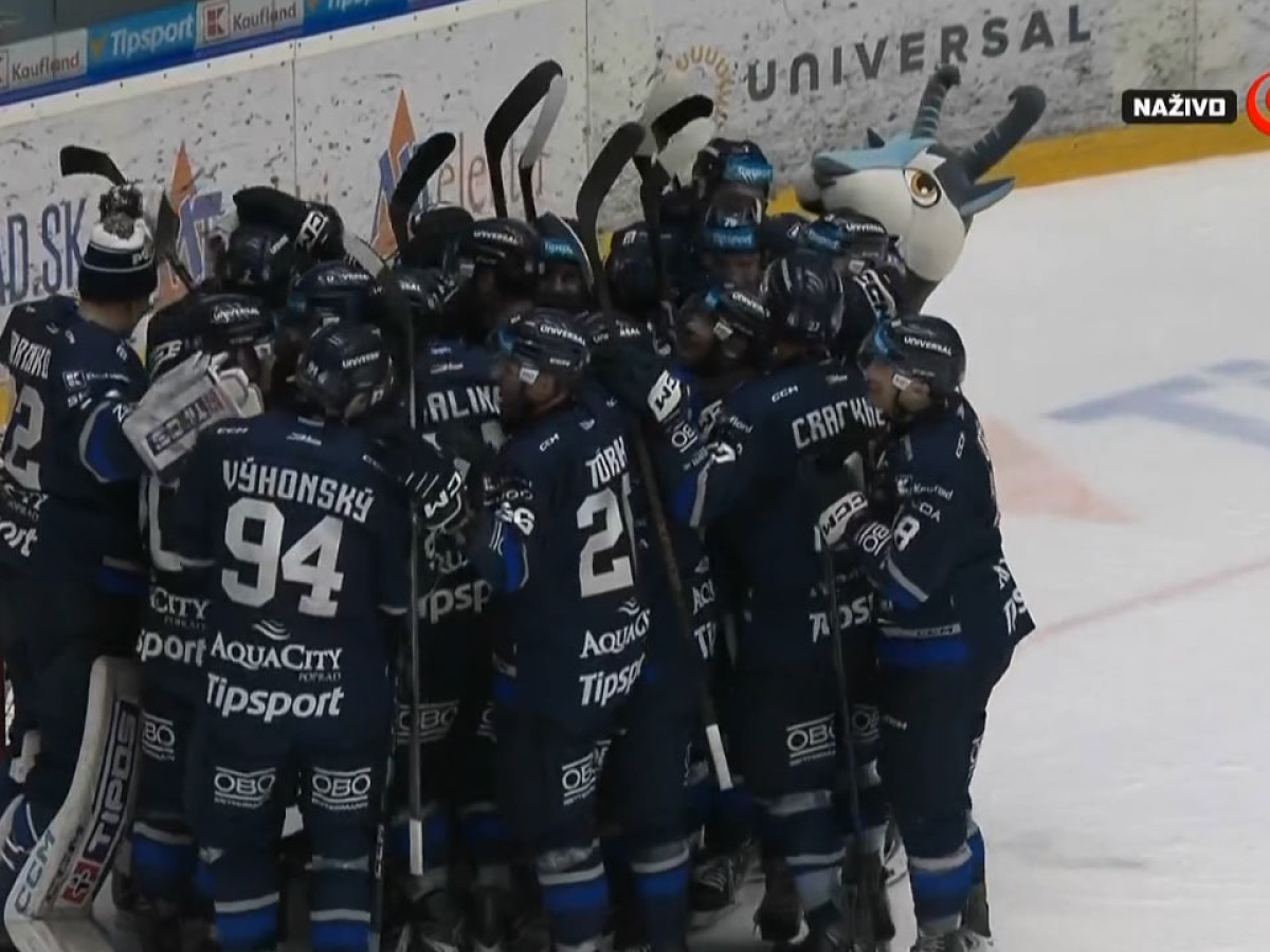 Poprad spečatil postup do semifinále! V šiestom zápase zlomil Žilinu a oslavuje