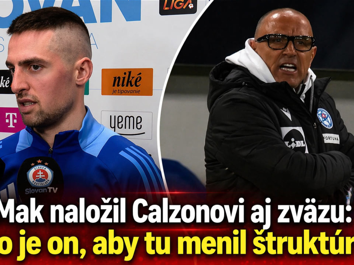 Zaobchádzali so mnou ako s handrou! Mak naložil Calzonovi aj zväzu: Kto je on, aby tu menil štruktúru?