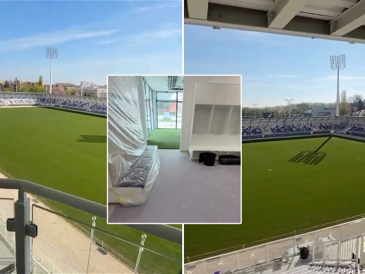 Nový štadión v Komárne sa blíži k dokončeniu: Klub zverejnil najnovšie zábery