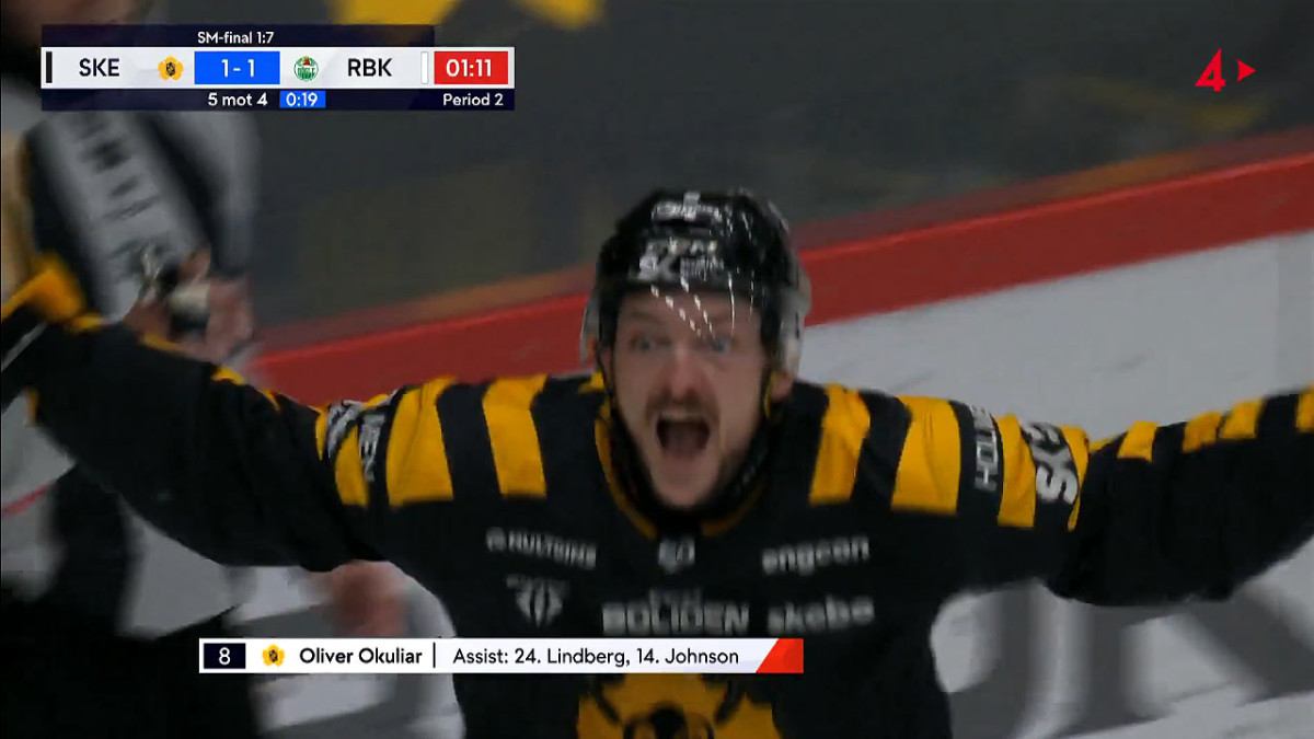 Fantastický Okuliar! Svojím gólom rozhodol o triumfe v prvom švédskom finále