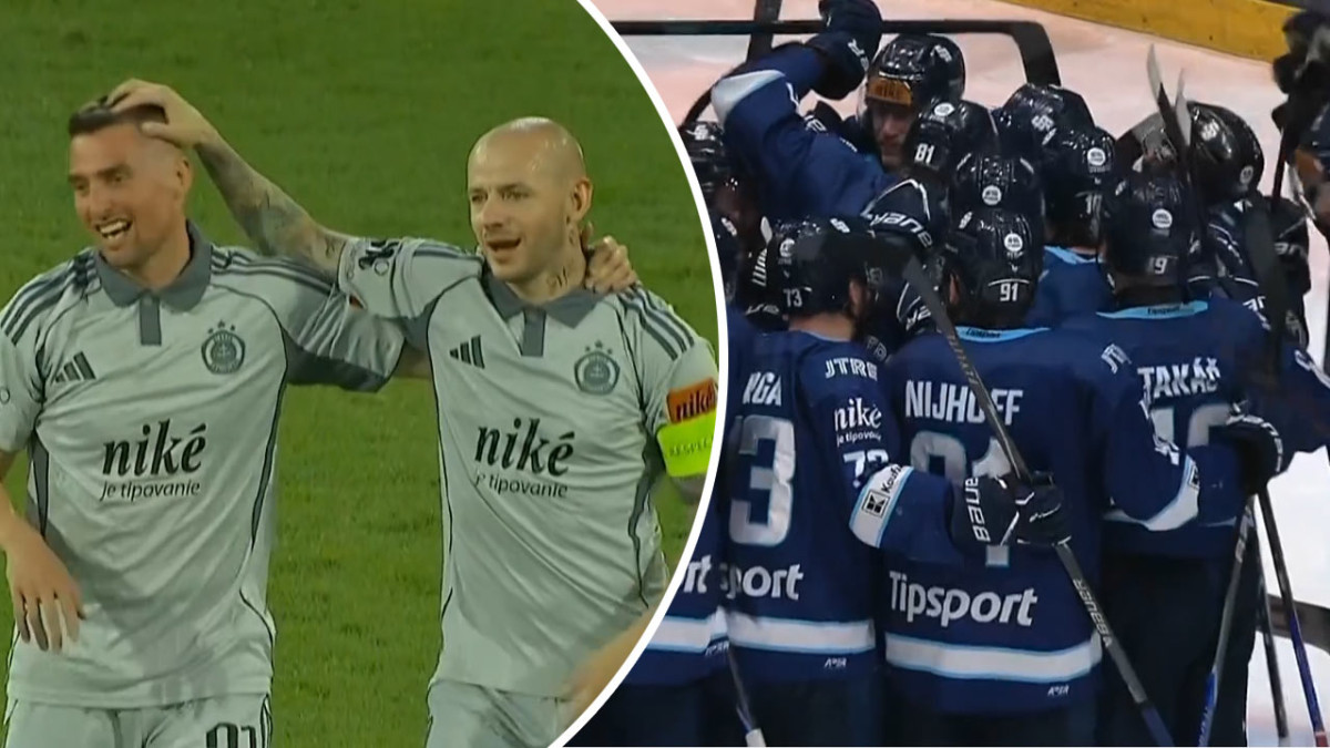 Supernedeľa pre Bratislavu: Slovan môže v jeden deň získať hokejový aj futbalový titul
