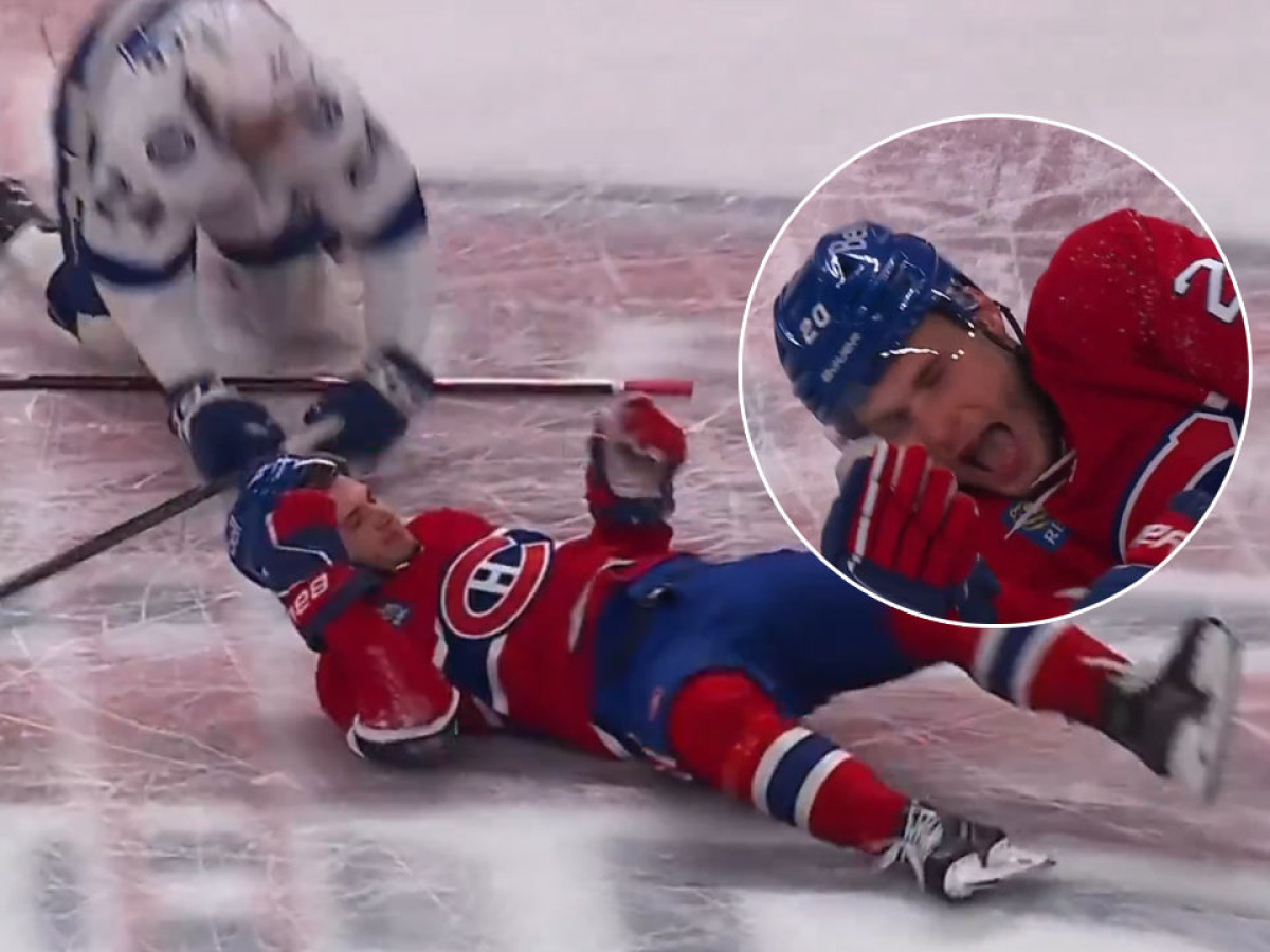 Tvrdý knokaut pre Slafkovského: Po hite zamieril do šatne, Montreal následne prišiel o náskok