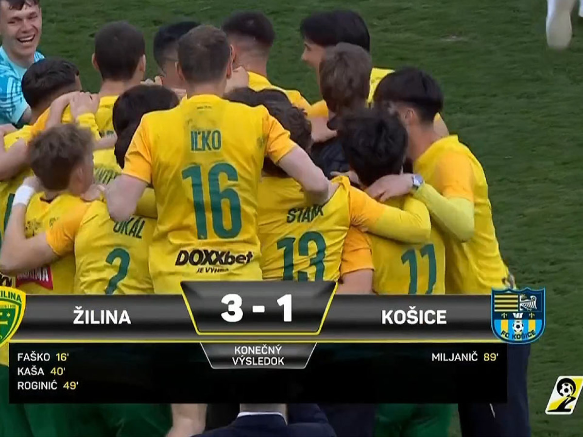 Žilina ovládla domáce finále a oslavuje zisk Slovnaft Cupu! Košice zdolala 3:1