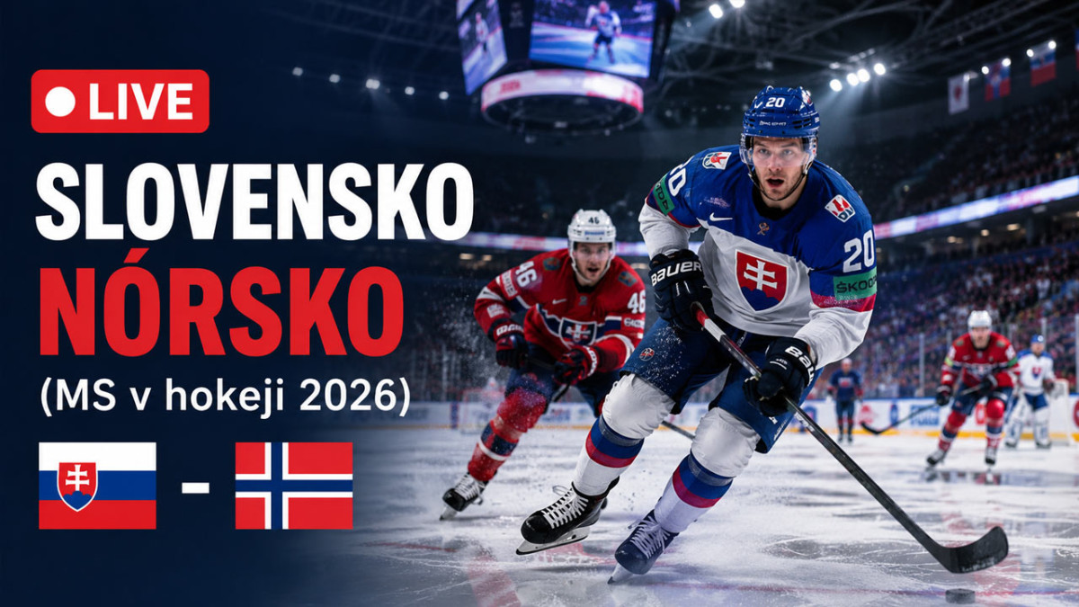 Live: Slovensko - Nórsko / MS v hokeji 2026 (online prenos)