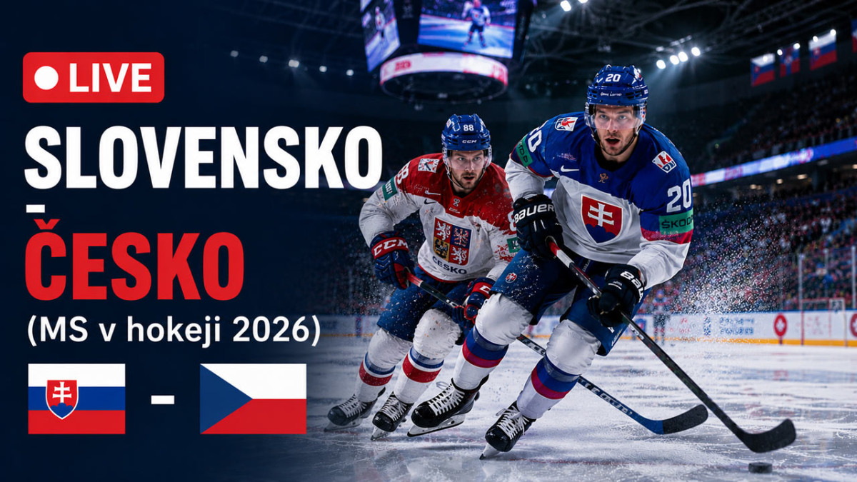 LIVE: Slovensko - Česko / MS v hokeji 2026 (online prenos)