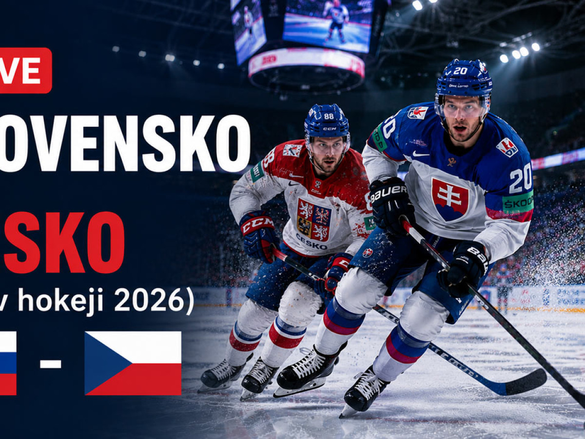 LIVE: Slovensko - Česko / MS v hokeji 2026 (online prenos)