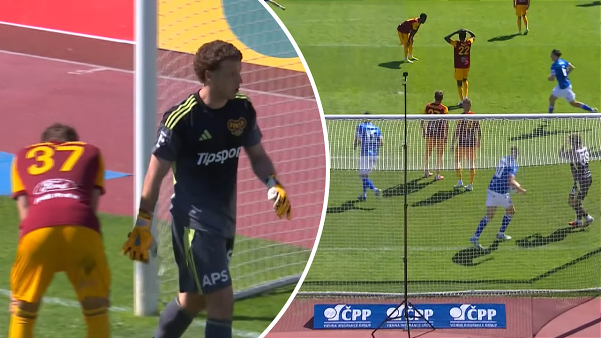 Neuveriteľný bizár v Česku! Dukla Praha si strelila tri vlastné góly a vypadáva z ligy