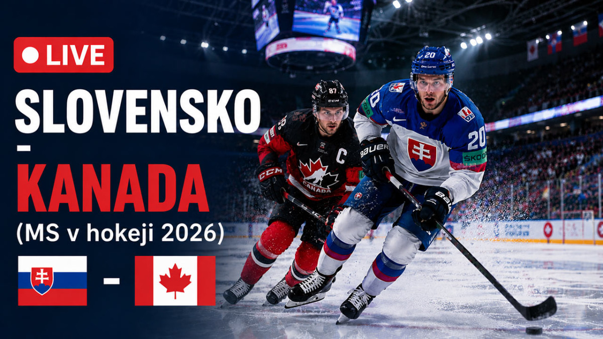 LIVE: Slovensko - Kanada / MS v hokeji 2026 (online prenos)