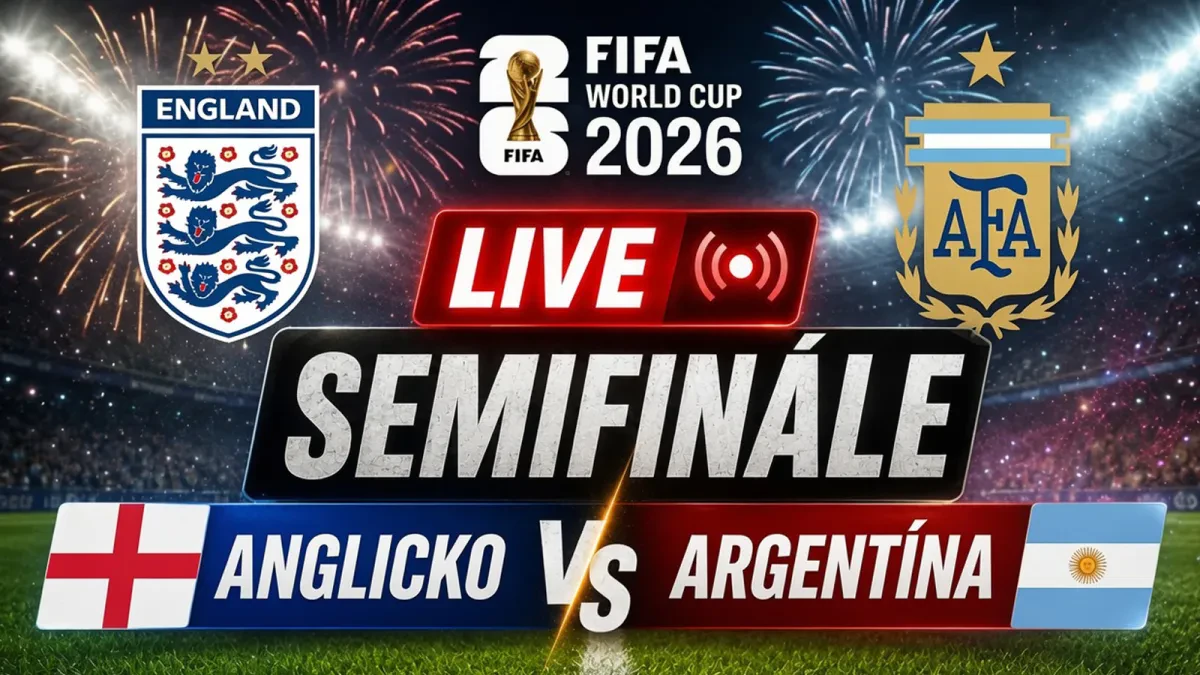 Live: Anglicko - Argentína / MS vo futbale 2026 (online prenos)