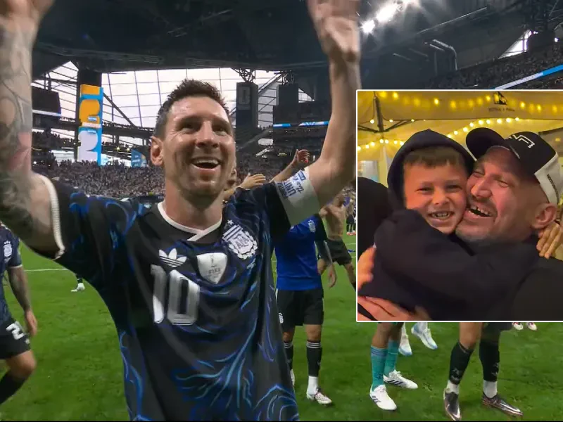 Keď aj legenda NHL fandí Messimu: Ovečkin so synom oslavovali postup Argentíny do finále MS