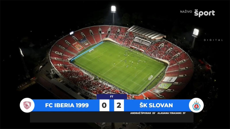 Iberia 1999 - Slovan Bratislava 0:2